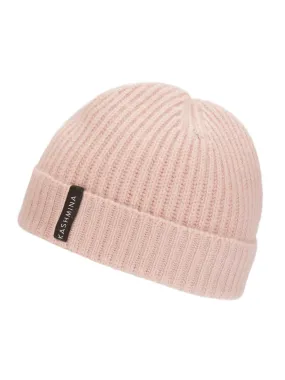 Kids cashmere beanie "Mio" - rose glow