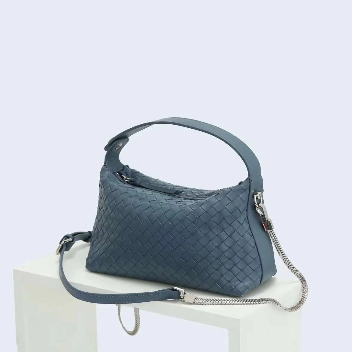 2024 Summer Collection: Luxurious Lambskin Woven Handbag for Women |  Handcrafted Versatile Vintage-Inspired Shoulder Crossbody Bag