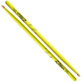 5A Acorn Neon Yellow Drumsticks