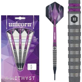 Amethyst 4 80% Tungsten Soft Tip Darts by Unicorn