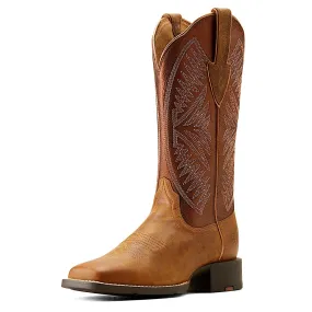 Ariat Womens Round Up Ruidoso Cedar Pearl / Burnished Chestnut