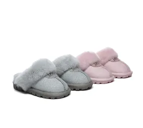 AUSTRALIAN SHEPHERD® UGG Slippers Kids Sheepskin Wool Shirley