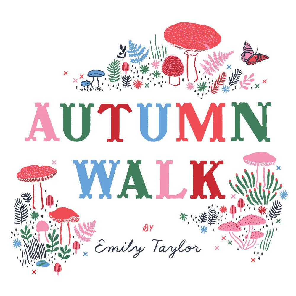 Autumn Cross Stitch - Autumn Walk - Emily Taylor - Cloud 9 Fabrics - Poplin