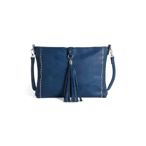 Billie Crossbody Bag w/ Tassel - Denim