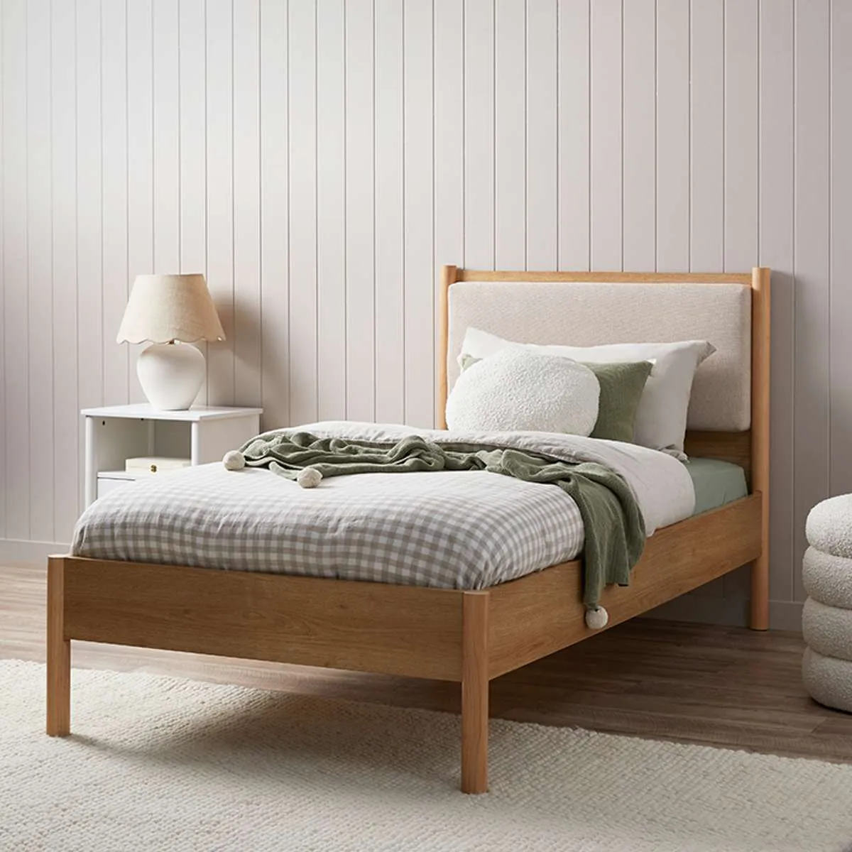 Blair Natural Single Three Piece Bedroom Set