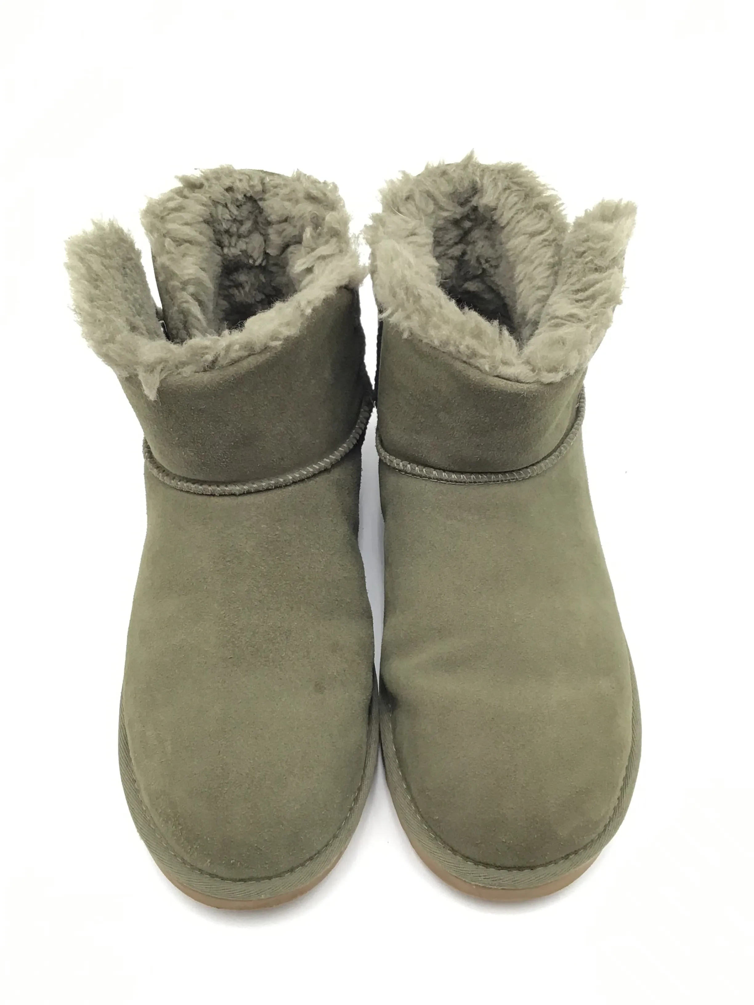 Boots Designer By Ugg In Green, Size: 10