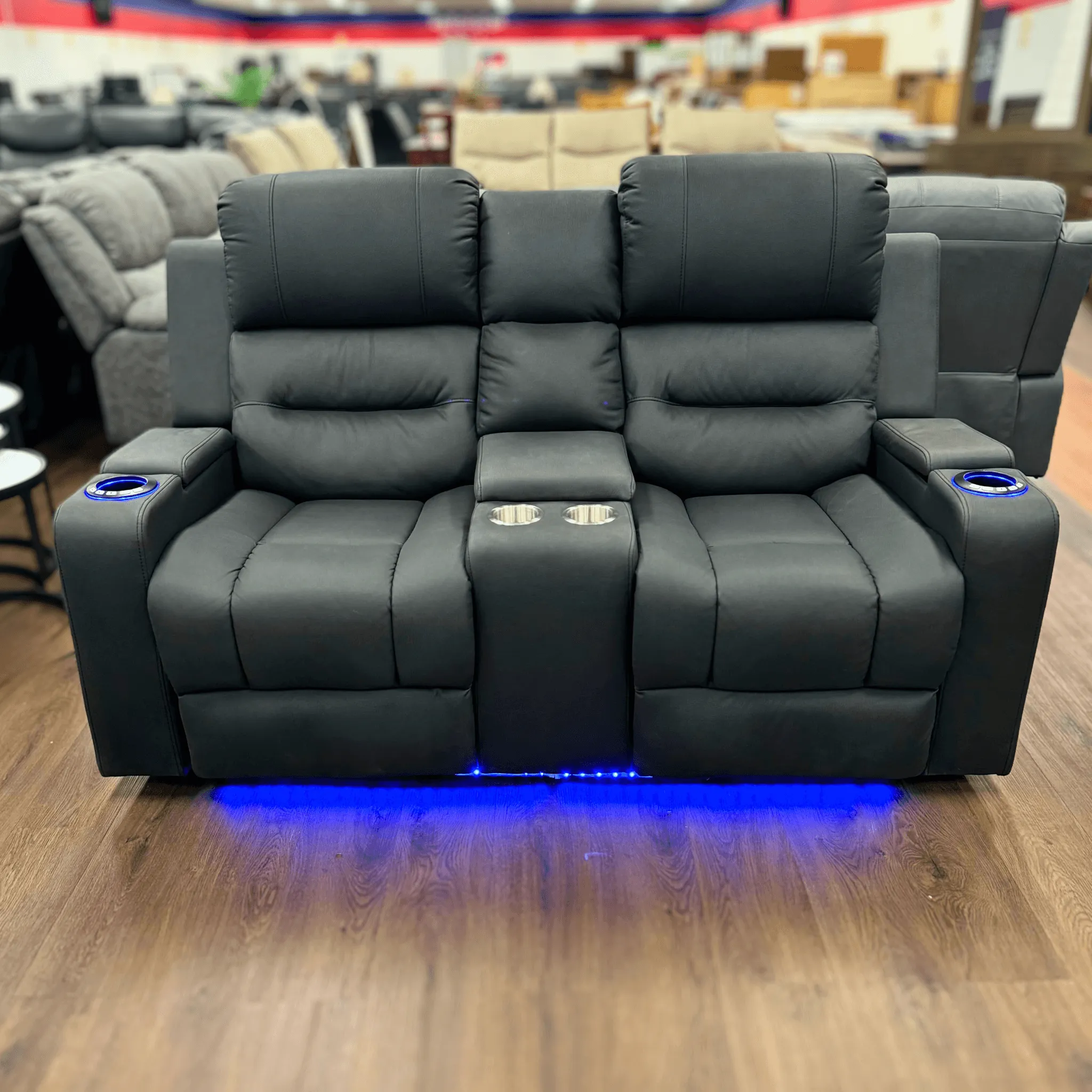 Boston 2 Seater Dual Motor Electric Recliner Lounge