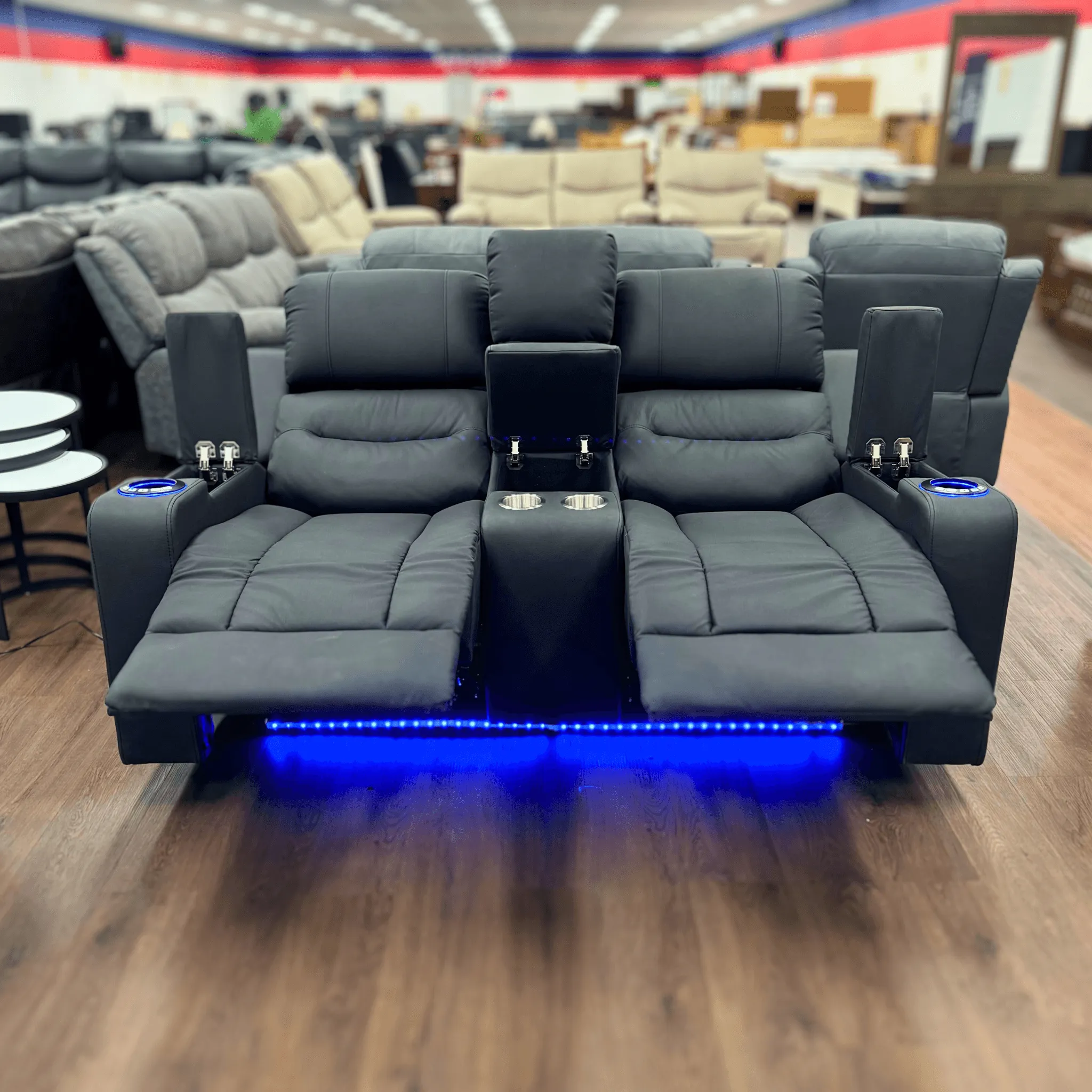 Boston 2 Seater Dual Motor Electric Recliner Lounge