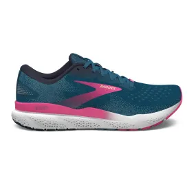 Brooks Ghost 16 GTX (Womens) - Moroccan Blue/Pink/Yellow