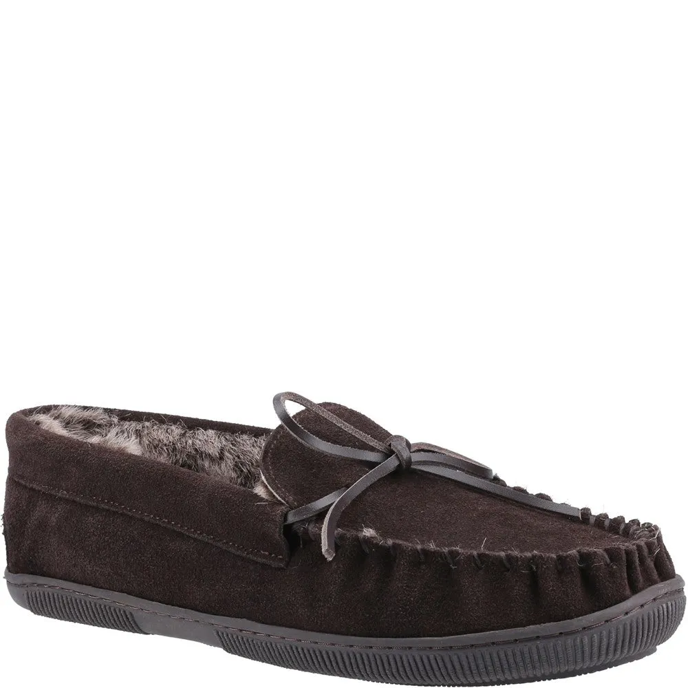 Brown Ace Slippers