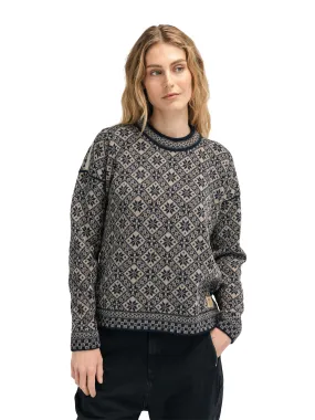 Dale of Norway - Bjorøy Women's Sweater - Mountain stone/Marine/Sand