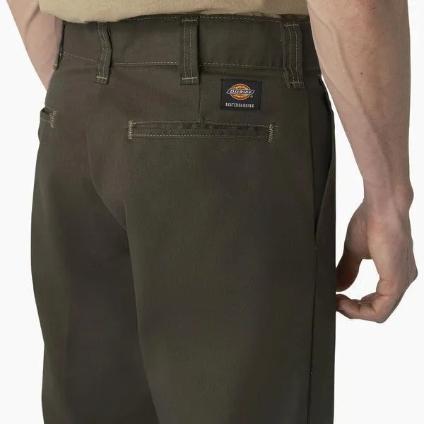 Dickies Skateboarding Double Knee Pants Regular Fit Olive Green