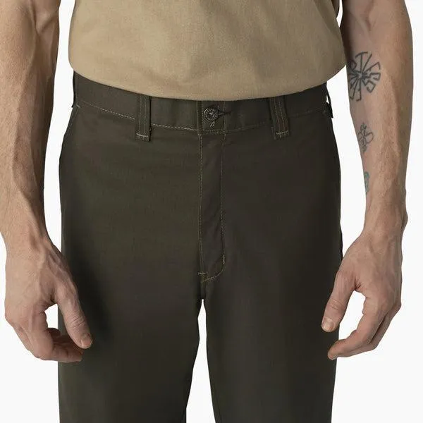 Dickies Skateboarding Double Knee Pants Regular Fit Olive Green