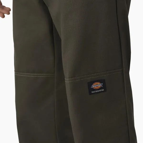 Dickies Skateboarding Double Knee Pants Regular Fit Olive Green