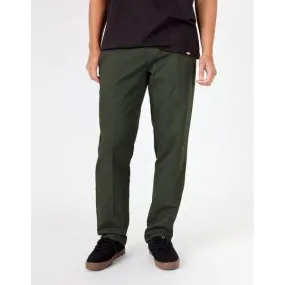 Dickies Skateboarding Pants Flex Slim Fit Straight Leg Olive Green