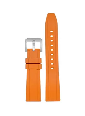 Dievas Orange Rubber Strap