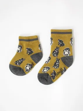 Ennette Rabbit Baby Socks - Yellow