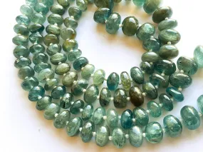 Exclusive! 16 Inch Green Kyanite Smooth Rondelle Shape Beads