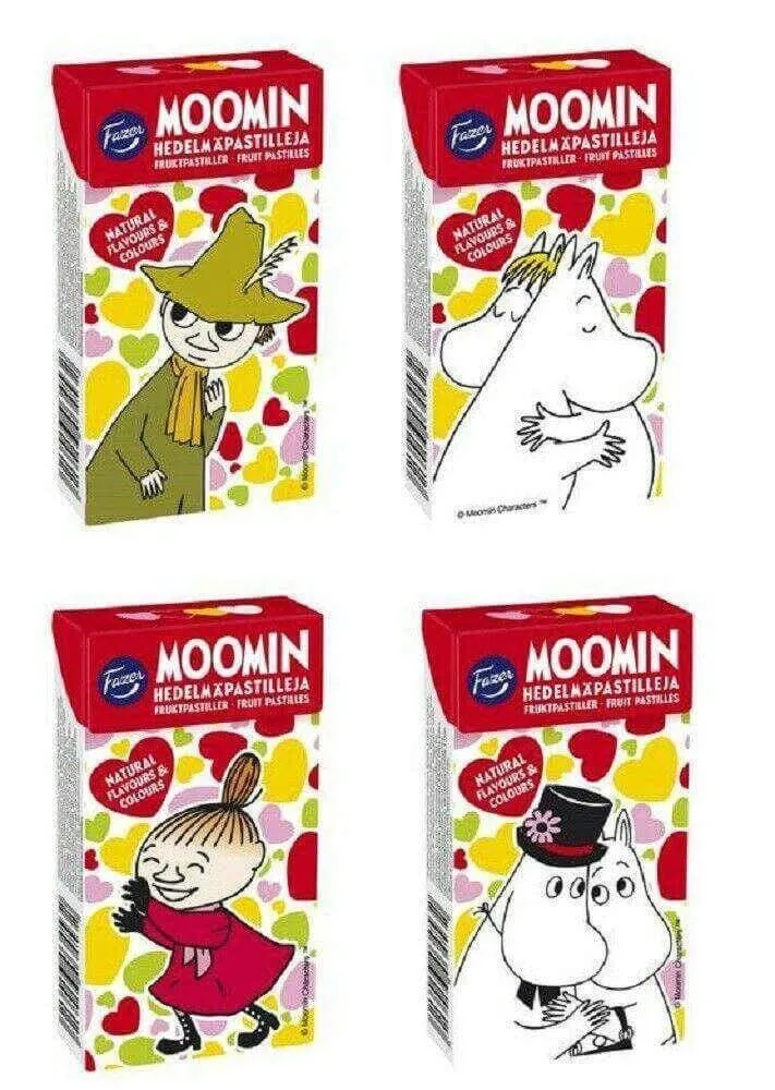 Fazer Moomin Fruit Pastilles 40g, 20-Pack