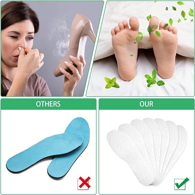 Feet Fresh: Disposable Sweat-Absorbing Shoe Liners