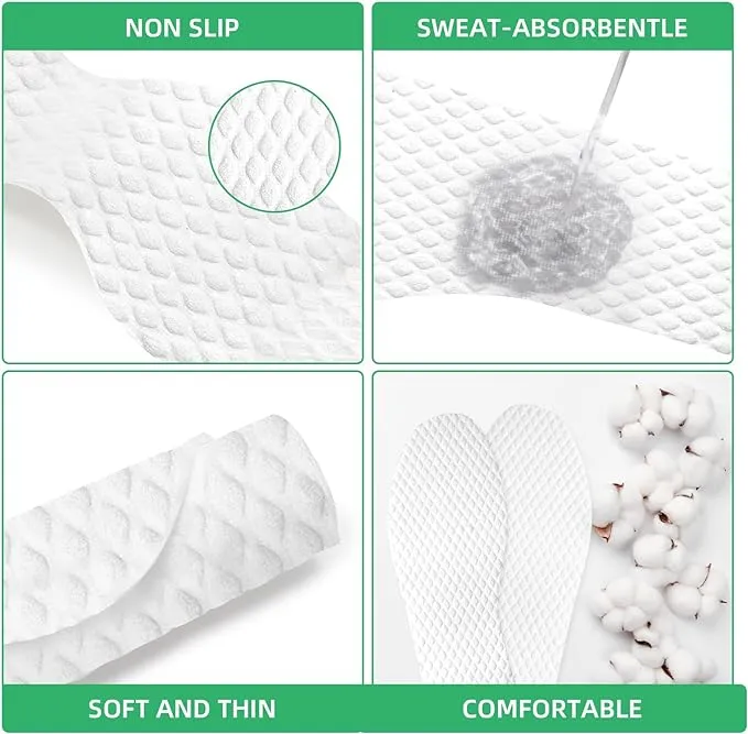 Feet Fresh: Disposable Sweat-Absorbing Shoe Liners