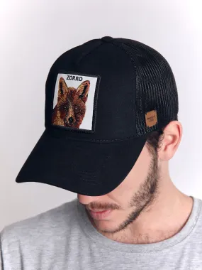 Gorra para Hombre Dunkelvolk TRUCKER STAY WILD BLK2