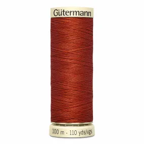 Gutermann Polyester Thread 100m #569 Rusty Orange