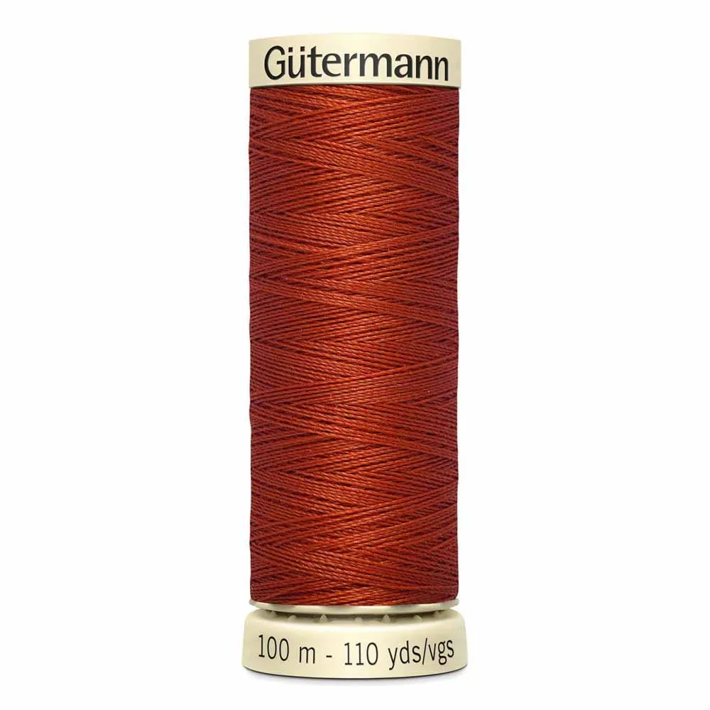 Gutermann Polyester Thread 100m #569 Rusty Orange