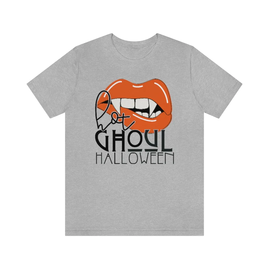 Hot Ghoul Halloween Vampire Lips Tee - Unisex Shirt