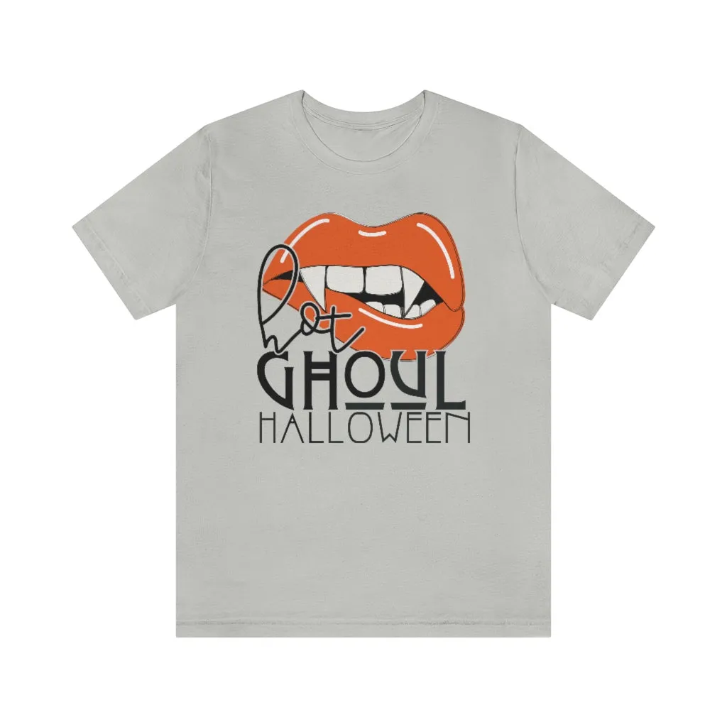 Hot Ghoul Halloween Vampire Lips Tee - Unisex Shirt