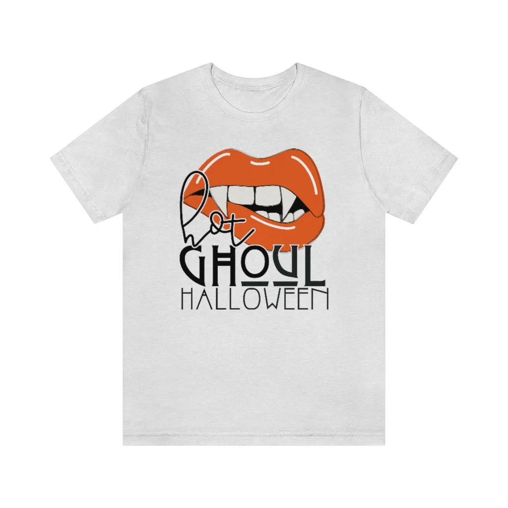 Hot Ghoul Halloween Vampire Lips Tee - Unisex Shirt