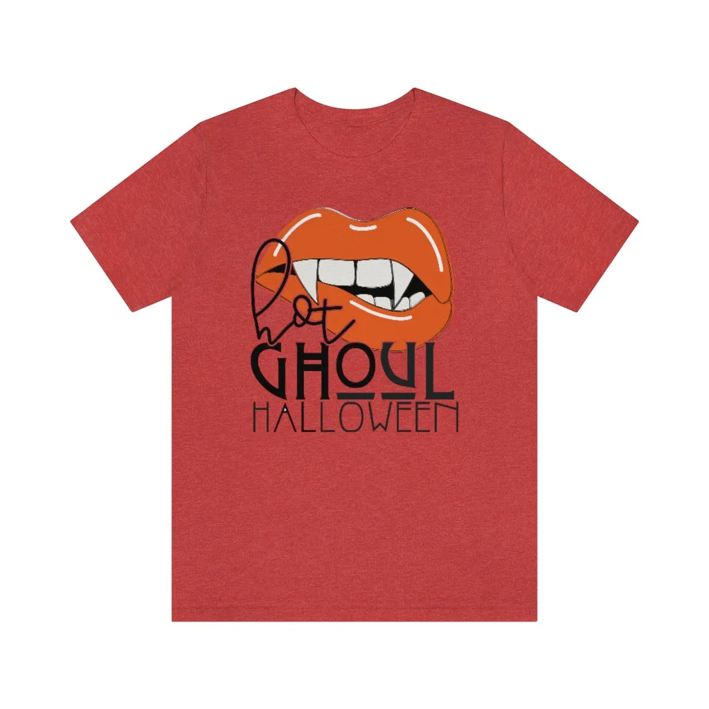 Hot Ghoul Halloween Vampire Lips Tee - Unisex Shirt