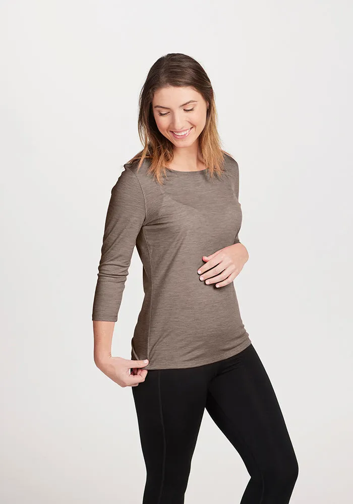 Jenny 3/4 Sleeve Crew Neck