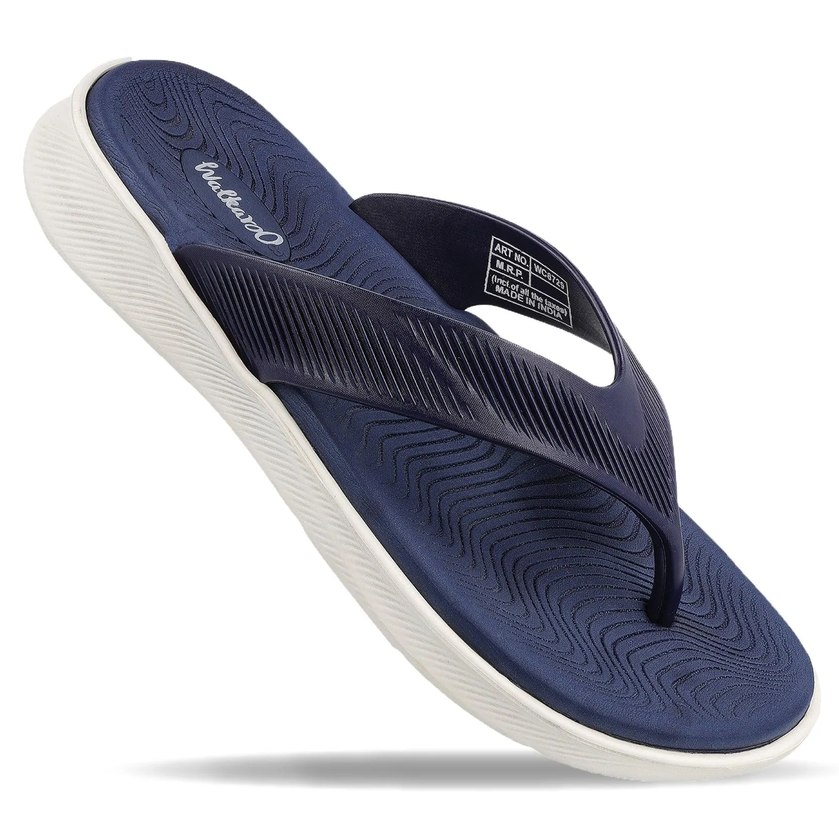 Men's Flip Flop Slippers - WC8729 Blue White