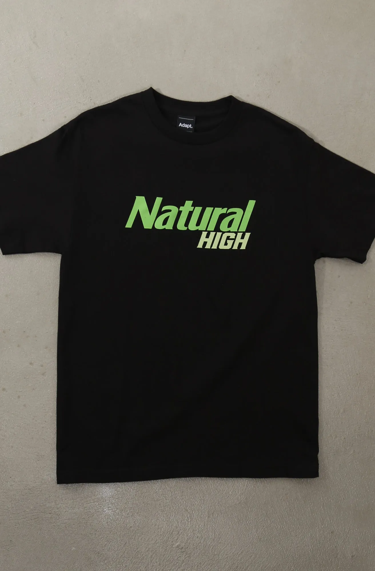 Natural High (Men's Black/Green Tee)