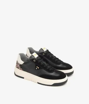 Nero Giardini Leather Trainers With Colour Block Heel