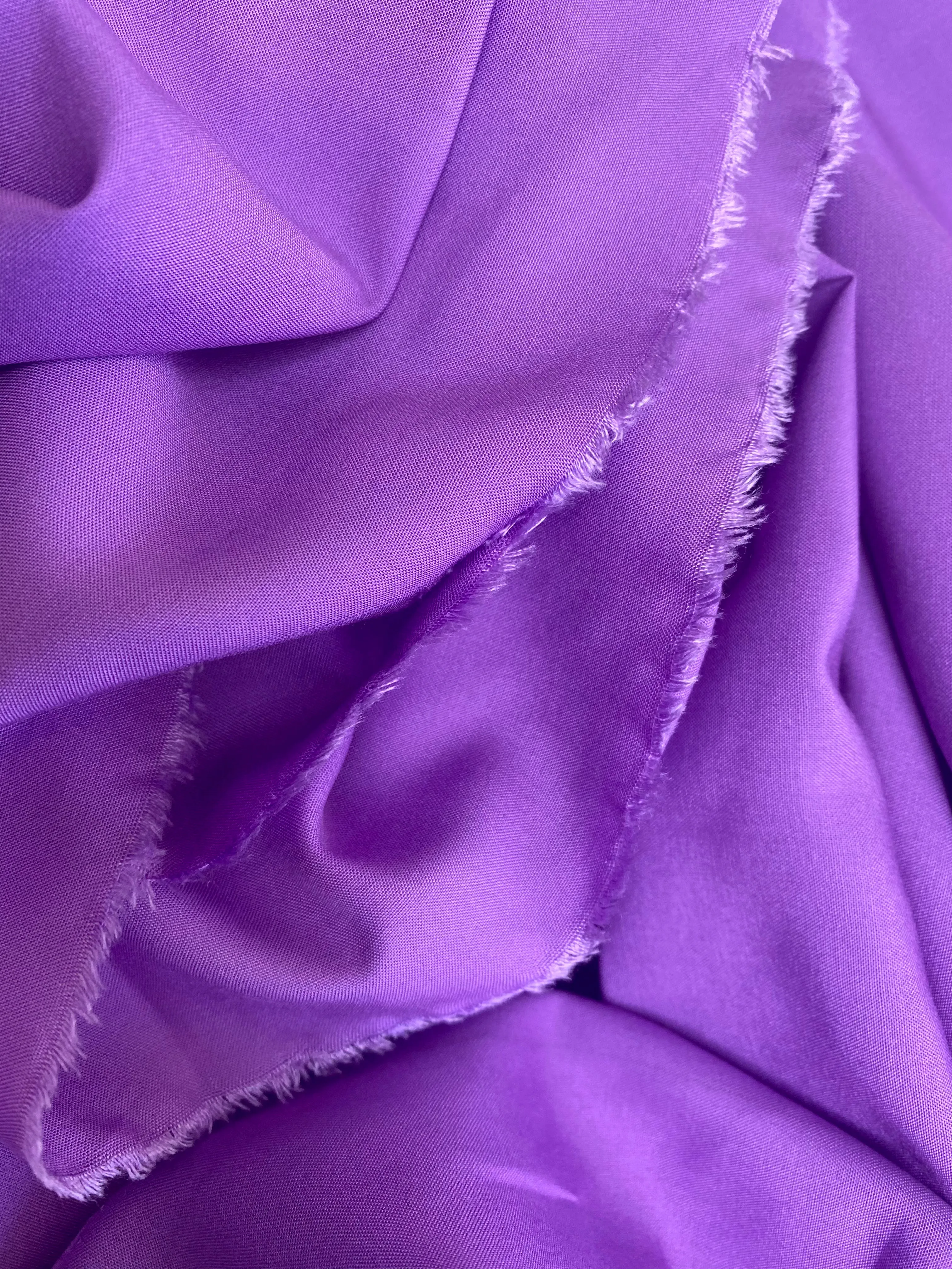 NEW Contessa Zahra 100% Rayon Lightweight Dress Fabric in Violet Purple