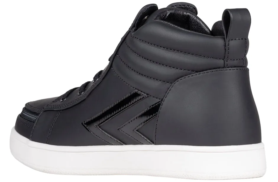 SALE - Women's Black/Patent BILLY CS Sneaker Mid Tops