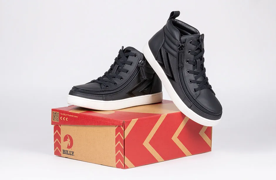 SALE - Women's Black/Patent BILLY CS Sneaker Mid Tops