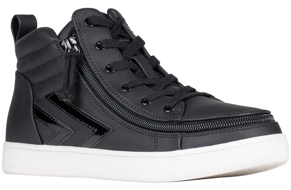 SALE - Women's Black/Patent BILLY CS Sneaker Mid Tops