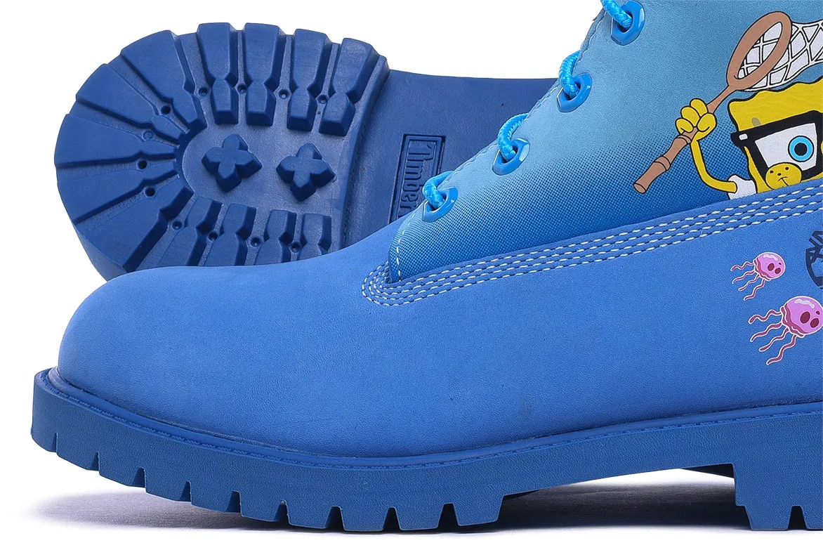 SPONGEBOB X TIMBERLAND 6" PRM BOOT (GS) - BRIGHT BLUE