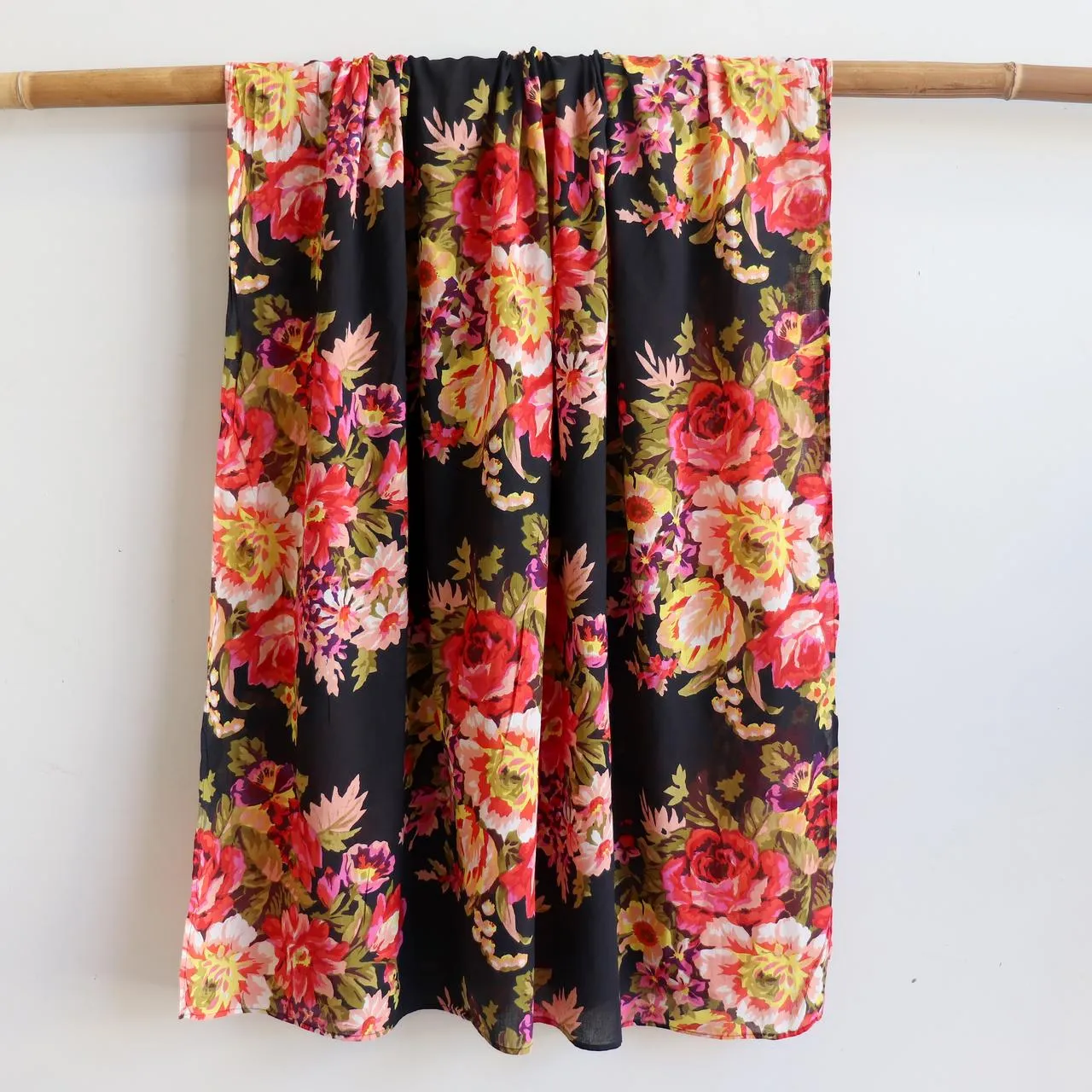 Vintage Floral Scarf