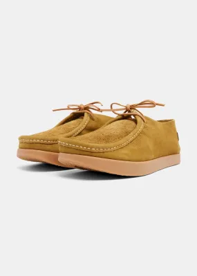 Willard Stitch Nubuck Lace Up Shoe - Turmeric