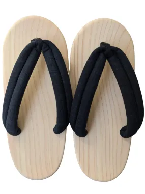 Wood Unpainted Natural GETA ZOURI Slippers [Outdoor]