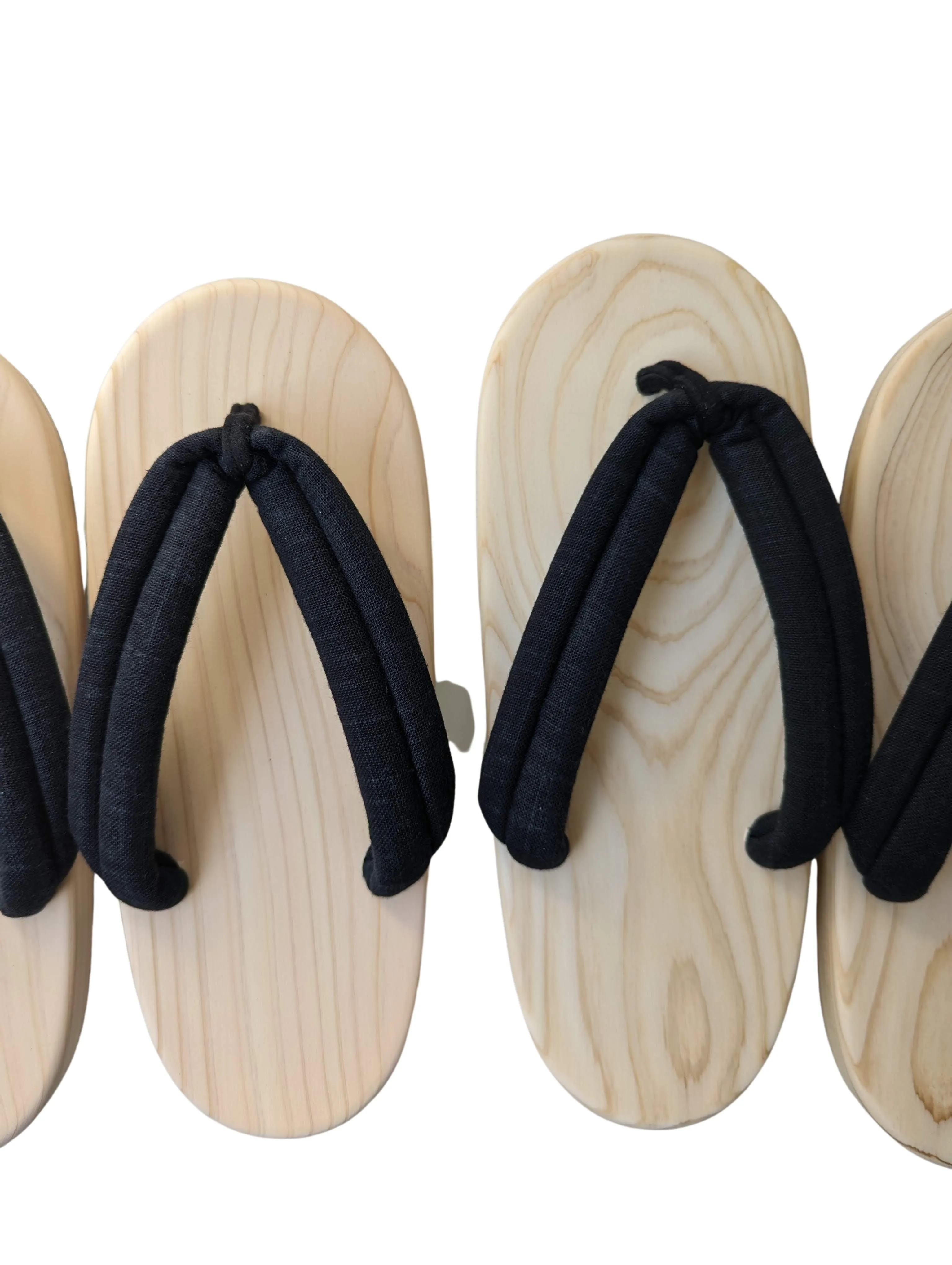 Wood Unpainted Natural GETA ZOURI Slippers [Outdoor]